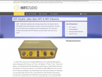 hifi-studio.de Webseite Vorschau