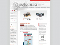 audioclassica.de Webseite Vorschau