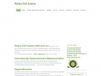 rotary-golf.at Webseite Vorschau