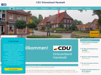 cdu-hanstedt.de Webseite Vorschau
