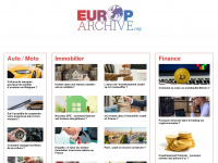 europarchive.org Webseite Vorschau