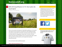 nationalelf.org Webseite Vorschau
