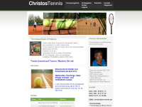 christos-tennisschule.de Webseite Vorschau
