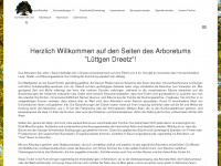 arboretum-dreetz.de Webseite Vorschau
