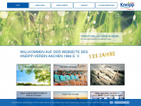 kneippverein-aachen.de Webseite Vorschau