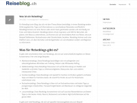 reiseblog.ch Webseite Vorschau