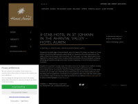 hotel-auren.com Webseite Vorschau