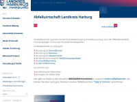 abfallwirtschaft.landkreis-harburg.de Webseite Vorschau