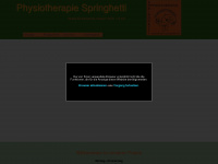 physio-springhetti.de Webseite Vorschau
