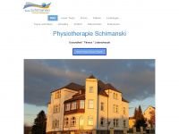 physio-schimanski.de Webseite Vorschau