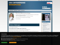 cdu-wangerooge.de Webseite Vorschau