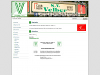 sv-velber.de Webseite Vorschau