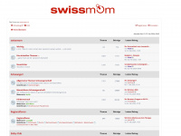 swissmomforum.ch Webseite Vorschau
