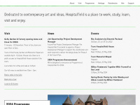 hospitalfield.org.uk Webseite Vorschau