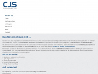 cjs-buerodienstleistungen.de Webseite Vorschau