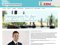cdu-kreisverband-osterholz.de Webseite Vorschau