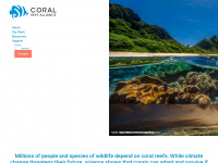 coral.org Webseite Vorschau
