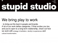 stupid-studio.com Webseite Vorschau