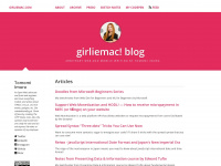 girliemac.com Webseite Vorschau