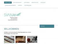svanah.ch Webseite Vorschau
