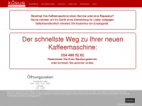 kuesus.ch Webseite Vorschau