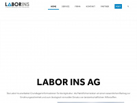 laborins.ch Webseite Vorschau