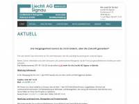 li-si.ch Webseite Vorschau