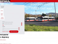 dpmul.cz Webseite Vorschau