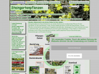 steingartenpflanzen.de Webseite Vorschau