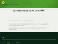 gruene-saarbruecken.de Webseite Vorschau