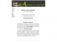academiadelaragones.org Webseite Vorschau