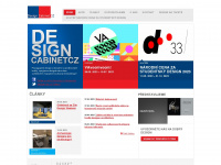designcabinet.cz Webseite Vorschau