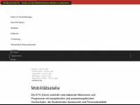 mobilitaet.ethz.ch Webseite Vorschau