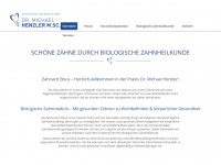 dr-henzler.de Webseite Vorschau