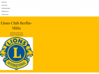 lions-club-berlin-mitte.de Webseite Vorschau