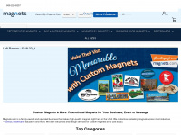 magnets.com Webseite Vorschau