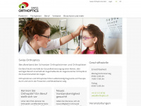 orthoptics.ch Webseite Vorschau
