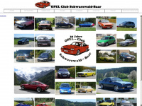 opelclub-schwarzwald-baar.de Webseite Vorschau
