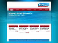 schalk-werbung.com Webseite Vorschau
