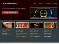 artedanza.ch Webseite Vorschau