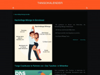 tangokalender.ch Webseite Vorschau