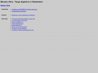 tango-argentino.ch Webseite Vorschau