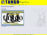 tangofabrik.de Webseite Vorschau