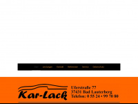 kar-lack.eu Webseite Vorschau