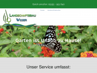 landschaftsbau-weser.de Webseite Vorschau