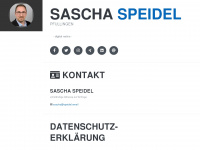 sascha-speidel.de Webseite Vorschau