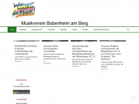 musikverein-bobenheim.de Webseite Vorschau