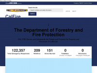 fire.ca.gov Webseite Vorschau