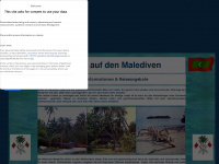 malediven-reiseinfo.de Webseite Vorschau