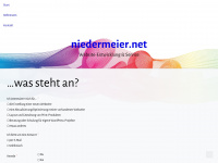 niedermeier.net Webseite Vorschau